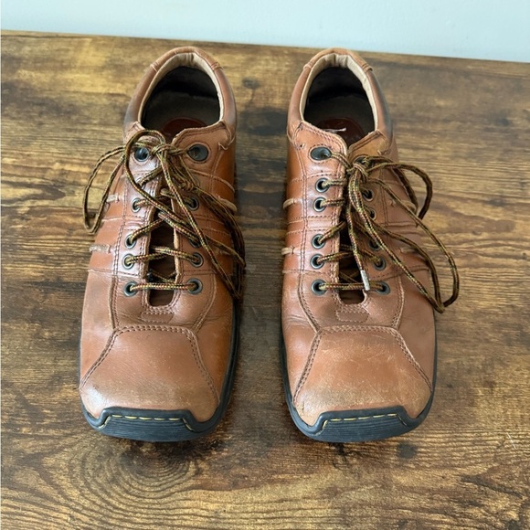 Dr. Martens Jim Air Brown Leather Oxfords - Men’s Size 10 - Picture 2 of 14